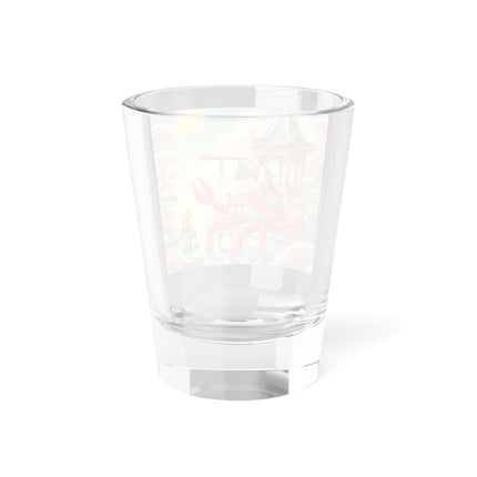 Celestial Crab Navigator Shot Glass – Mythic Journey & Celestial Wonder