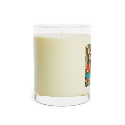 A Playful Red Panda Scented Candle - Full Glass, 11oz - The White Tea & Fig, The Lavender & Sage, and The Ocean Mist & Moss
