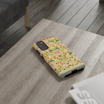 Yellow Botanical Pattern by Owen Jones Phone Cases