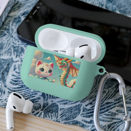 Geisha Kitten and the Dragon Kite AirPods and AirPods Pro Case