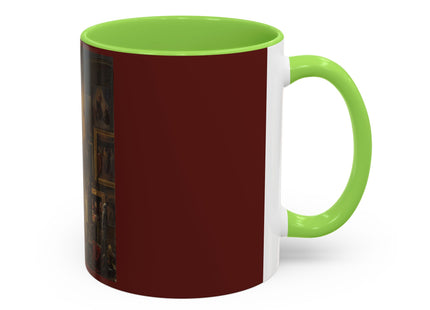 Raphael and his Muse in the Atelier by Vincenzo Abbati Colorful Mugs (11oz, 15oz)