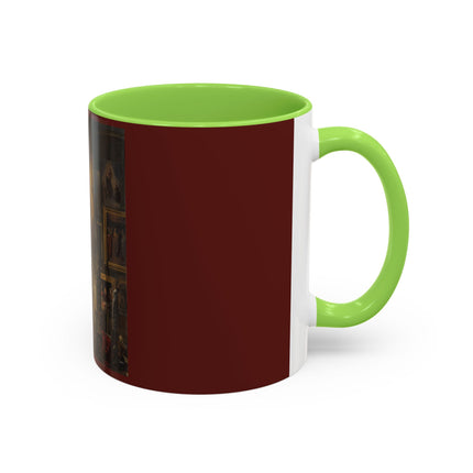 Raphael and his Muse in the Atelier by Vincenzo Abbati Colorful Mugs (11oz, 15oz)