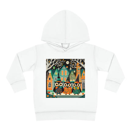 Night of the Trick-or-Treating Owlets Toddler Pullover Fleece Hoodie