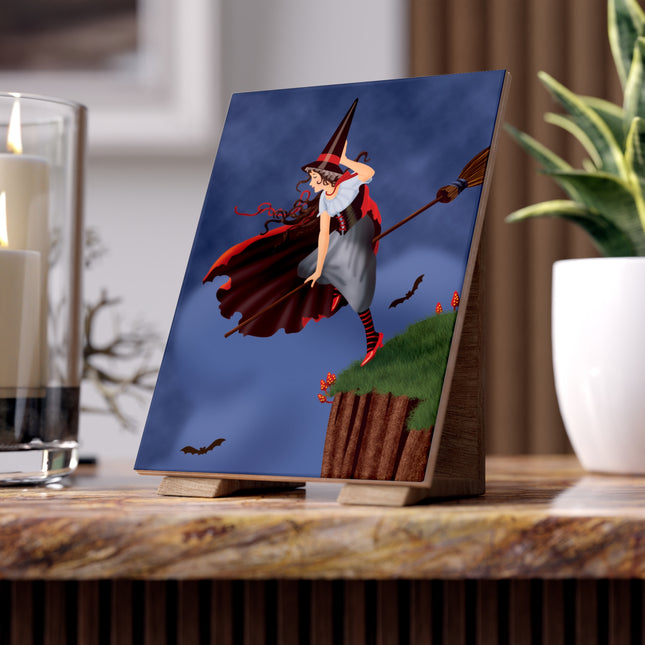 The Enchanted Witch Ceramic Tile