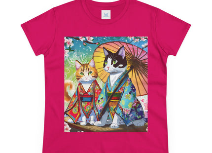 Kimono Kitties Cotton Tee
