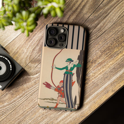 L'Arc Rouge by George Barbier Phone Cases