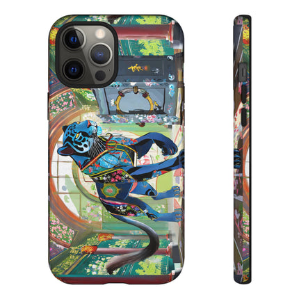 Cyber Panther's Hunt Phone Cases
