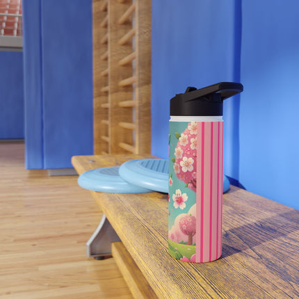 Sakura Sentinel Stainless Steel Water Bottle, Standard Lid
