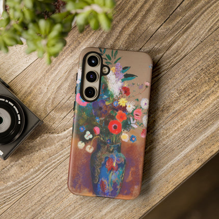 Bouquet of Flowers by Odilon Redon Phone Cases