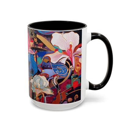 Ethereal Irises Colorful Mugs (11oz, 15oz)
