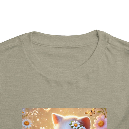 Daisy Chain Whimsy Toddler Short Sleeve Tee