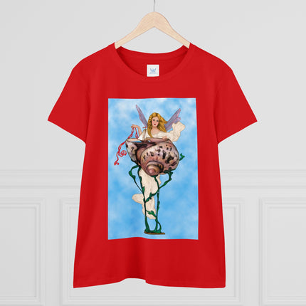 Enchanting Serenity Women's Midweight Cotton Tee