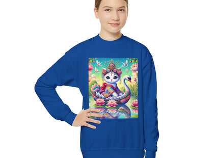 Geisha Kitten’s River Voyage Youth Crewneck Sweatshirt