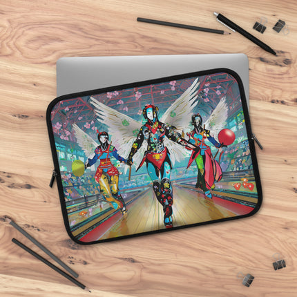 Samurai Robot Angels Laptop Sleeve