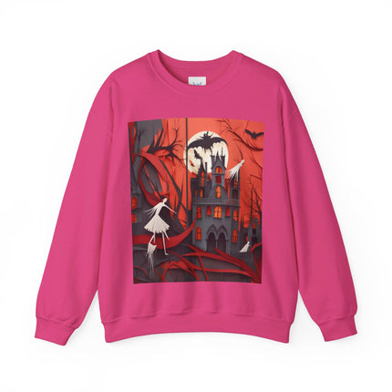 Halloween Night Scene Unisex Heavy Blend™ Crewneck Sweatshirt
