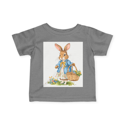 🐰🌼 The Little Spring Bunny Infant Fine Jersey Tee – Whimsical Woodland Charm