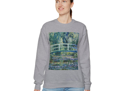 Water Lilies and Japanese Bridge by Claude Monet Heavy Blend™ Crewneck Sweatshirt