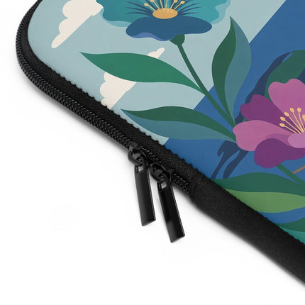 ⚓🌸 The Lady At The Seaside Laptop Sleeve – Art Deco Nautical Elegance