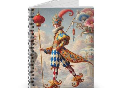 The Ornamental Jester Spiral Notebook - Ruled Line