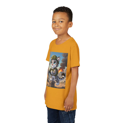 Snow Leopard Lookout Youth Short Sleeve Tee