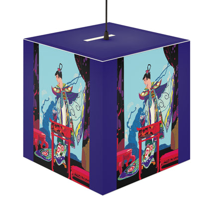 A Visual Journey by Umberto Brunelleschi Light Cube Lamp