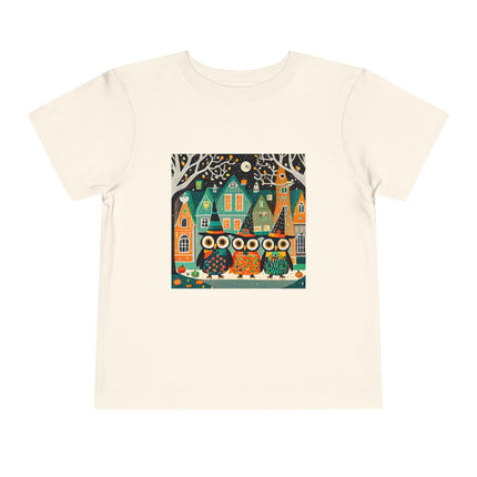 Night of the Trick-or-Treating Owlets Toddler Short Sleeve Tee