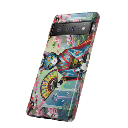 Cyberpunk Geisha Phone Cases
