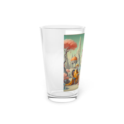 The Seahorse Court Pint Glass, 16oz