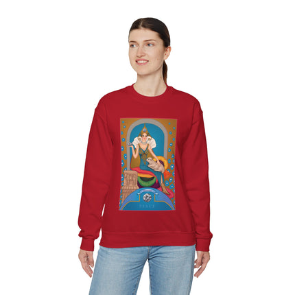 April & Diamond (from the Gem Series) by Sofia Chiostri Heavy Blend™ Crewneck Sweatshirt