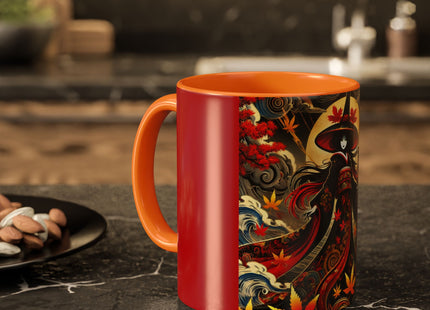 Kabuki Witch Colorful Mugs (11oz, 15oz)