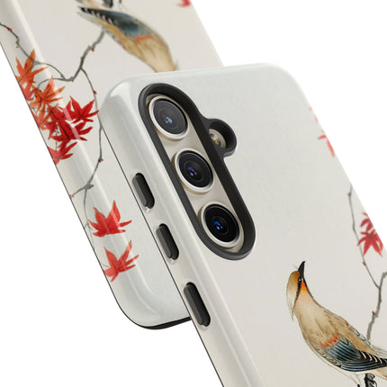 Japanese Bird on Maple by Ohara Koson Phone Cases