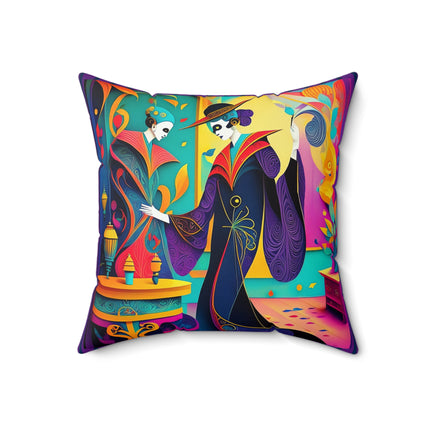 Phantoms of Elegance Spun Polyester Square Pillow