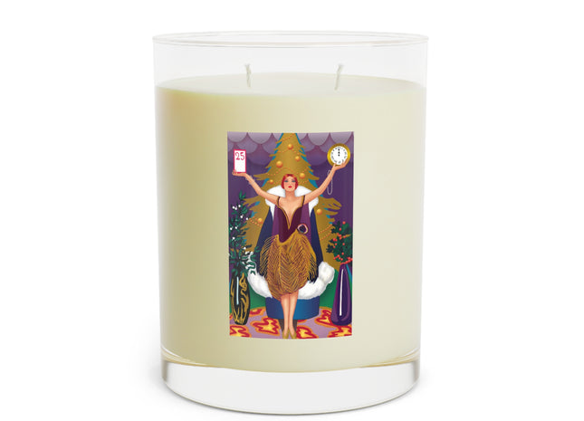 Countdown to Christmas Elegance Scented Candle - Full Glass, 11oz