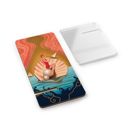 ⛵🦪 The Pearl Shell Sailor Mobile Display Stand – Art Deco Seaside Fantasy
