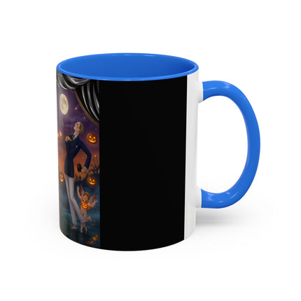 🏹🎃 Cupid's Arrow At Pumpkin Moon Manor Colorful Mug – Romantic Halloween Charm
