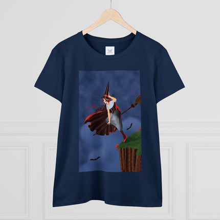 The Enchanted Witch Women's Midweight Cotton Tee