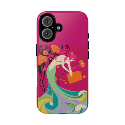 Mermaid Dive Phone Case – Vibrant Waves & Playful Elegance
