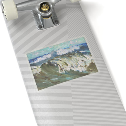 The Wave by Karl Hagemeister Kiss-Cut Stickers (4 Sizes)