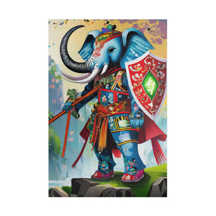Cyberpunk Elephant Puzzle (110, 252, 520, 1014-piece)