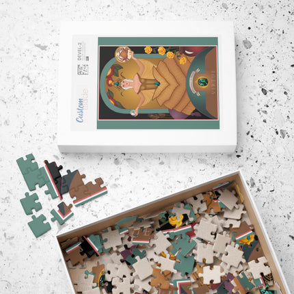June & Pearl, Alexandrite (from the Gem Series) by Sofia Chiostri Puzzle (110, 252, 500-Piece)