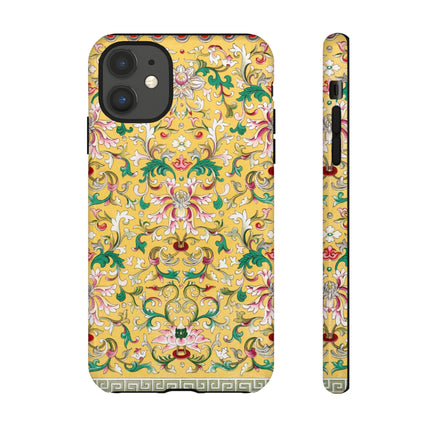 Yellow Botanical Pattern by Owen Jones Phone Cases