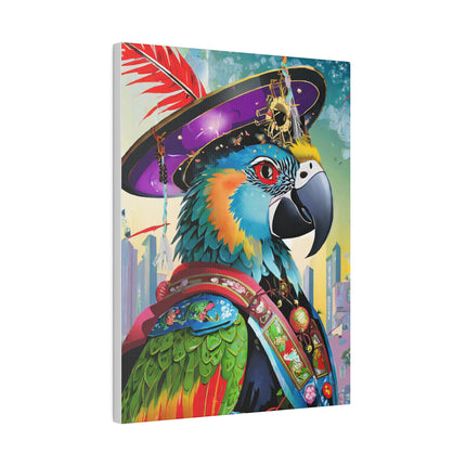 Tech Plumes Matte Canvas, Stretched, 0.75"
