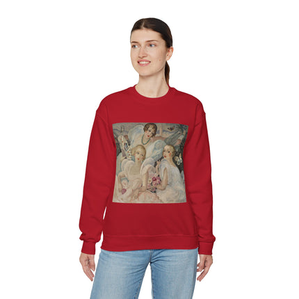 Les Femmes Fatales by Gerda Wegener Heavy Blend™ Crewneck Sweatshirt