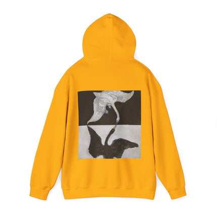 The Swan by Hilma af Klint Heavy Blend™ Hooded Sweatshirt