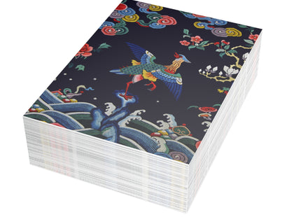 Rank Badge with Mandarin Postcards (envelopes included) - Bundles of 10, 30, 50 Pieces