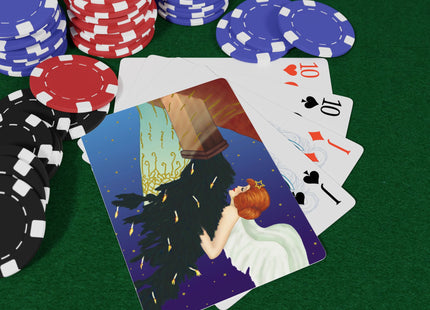 The Christmas Angel Playing Cards