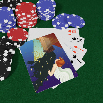The Christmas Angel Playing Cards
