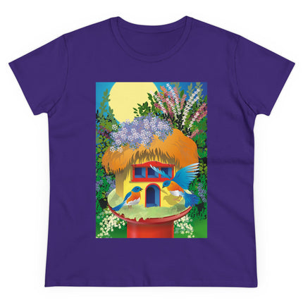 Birdhouse Haven Women's Midweight Cotton Tee