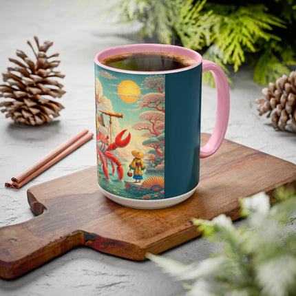 The Celestial Crab Navigator Colorful Mugs (11oz, 15oz)