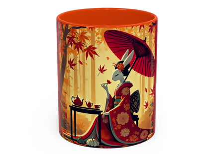 Theatrical Harvest Rabbit Colorful Mugs (11oz, 15oz)